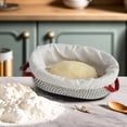thumbnail image 6 of Ulxkmt 1 Oval Banneton Bread Proofing Baskets Sourdough Baking Bowl with Liner for Home Bakers, 6 of 7