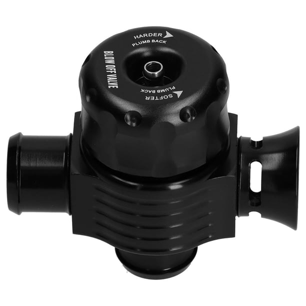 Riwesomey Válvula de descarga para motor de automóvil Válvula de descarga de automóvil negra de doble cara ajustable Conector de 25 mm / 0,98 Automoción decorativa y accesorios Riwesomey VI006779-00