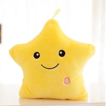 Colorful Five-pointed Star Luminous Glowing,Soft Plush Children Cute Toy for Christmas Gifts