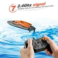 thumbnail image 4 of RC Boat Remote Control Boat 30KM/H High Speed IPV7 Waterproof 2.4GHz 4 Channel Racing Boat for Kids Adults, 4 of 7