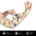 thumbnail image 2 of Kdxio Rockets Print UV Sun Protection Arm Sleeves - Tattoo Cover Up - Basketball Arm Sleeve UPF 50 Cooling for Men Women, 2 of 7