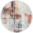 thumbnail image 4 of SAFAVIEH Phoenix Avery Abstract Area Rug, Ivory/Grey, 9' x 12', 4 of 9
