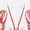 White, variant on Two Lobsters - Women's Racerback Tank