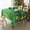 Green/St. Patrick, variant on Round Christmas Tablecloth - Xmas Table Cloth Waterproof and Washable Holiday Snow Town Decorative Table Cover for Party Kitchen Dining Room, 60 Inch