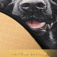 thumbnail image 5 of CURLYOOT Black Labrador Dog Half Round Door Mat 24'' x 36'', Indoor Outdoor Entrance Rug, Semi Circular Area Rug, Non Slip Washable Absorbent Doormat, Laundry Room Rug, 5 of 7