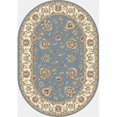 thumbnail image 1 of Dynamic Rugs ANOV69573655464 Ancient Garden 5 ft. 3 in. x 7 ft. 7 in. Oval 57365-5464 Rug - Light Blue/Ivory, 1 of 1
