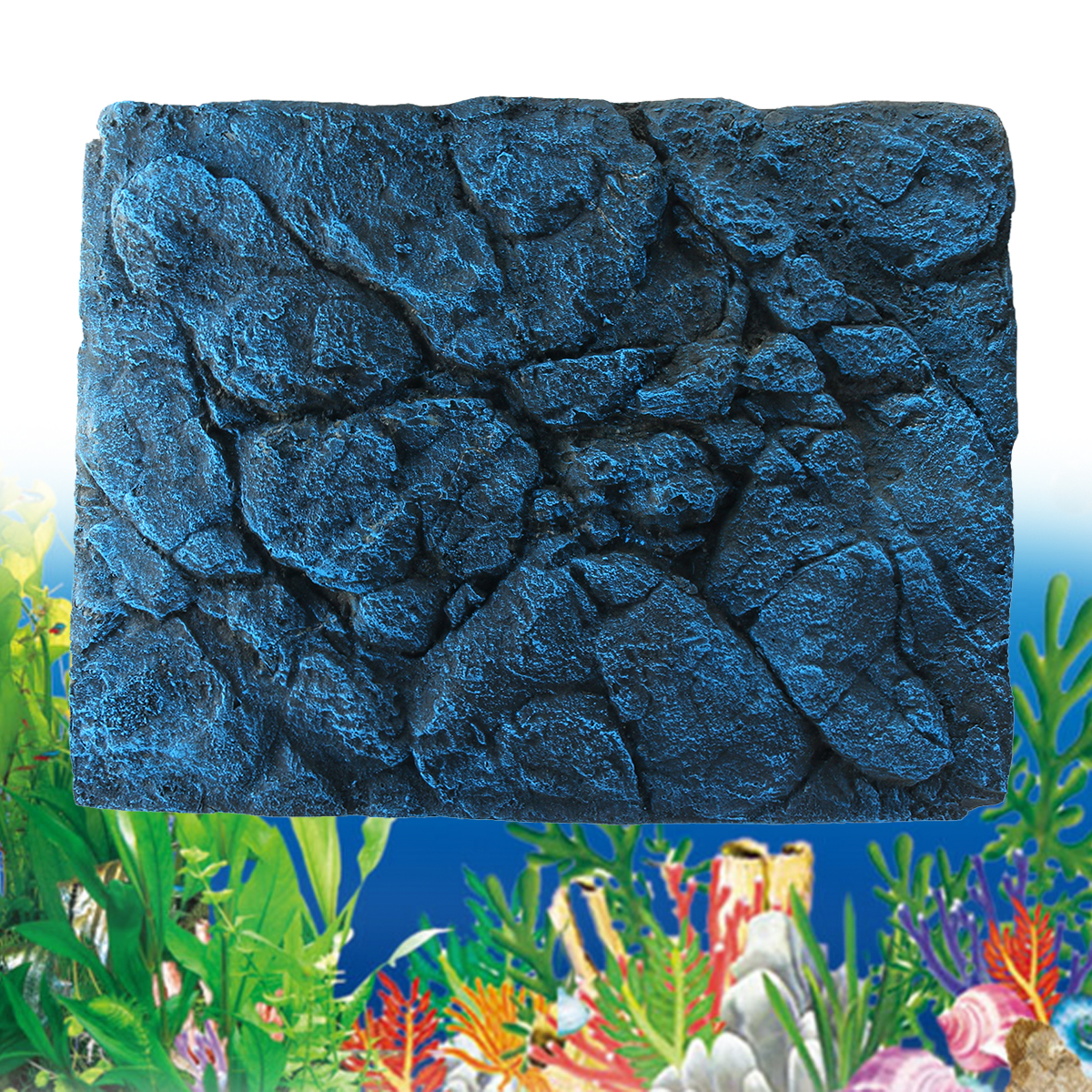 3d Pu Rock Reptile Stone Aquarium Background Backdrop For Fish Tank Decoration Walmart Com Walmart Com