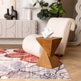 thumbnail image 2 of 5' X 8' Red and Beige Floral Distressed Area Rug, 2 of 7