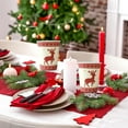 thumbnail image 4 of hengsof Christmas Cups, Disposable Christmas Coffee Cups Holiday Paper Coffee Cups Hot Chocolate Bar Supplies for Merry Christmas or New Year Party Decorations, 4 of 6