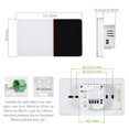 thumbnail image 3 of 95-240V Wi-Fi Smart Thermostat Programmable Thermostat 5+1+1 Six Periods Voice APP Control Backlight LCD Boiler Heating Temperature Controller with Weather Humidity Wind Speed Display Compatible with, 3 of 8