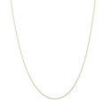 thumbnail image 1 of Diamond2Deal 10k Yellow Gold .5 mm Carded Cable Rope Chain Necklace for Women 16", 1 of 6