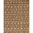 thumbnail image 1 of Ahgly Company Indoor Rectangle Abstract Saddle Brown Abstract Area Rugs, 2' x 5', 1 of 6