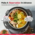 thumbnail image 6 of CARORI 1200W 12-in-1 Electric Pressure Cooker 8Qt, Stainless Steel Pressure Cooker, Slow Cook Rice Cooker Steamer Sauté, Yogurt Maker, Warmer & Sterilizer with Recipe, Safer Venting Design, Silver, 6 of 12