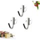 thumbnail image 5 of WEUVEB 3Ud Gancho De Pared Acero Inoxidable Acabado Para Toallas Y Abrigos, 5 of 8