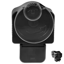 BESTYASH Black Automatic Fish Feeder Small Tank Food Dispenser Safe and Reusable