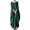 Green, variant on Women's Elegant O Neck Party Dress Midlength Casual Skirt for Dating and Social Events Women's Caftan Harem Boat Neck Dolman Sleeve Oversized Maxi Dress Moo Moos Green XXXXL