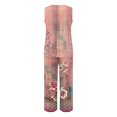thumbnail image 4 of Nmmued Pants Sets Women 2 Piece Outfits, Summer Sets for Women, Loose Fitting Tank Tops for Women, Wide Leg Pants Woman, Travel Outfits for Women, Pink L, 4 of 5