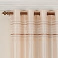 thumbnail image 2 of Belle Maison Fiesta Lurex Striped Curtain Panel, 2 of 2