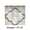 thumbnail image 1 of FASÄDE Monaco Decorative Vinyl Backsplash Panel in Crosshatch Silver (6X6 Inch Sample), 1 of 5