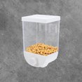 thumbnail image 4 of Conteneur de Stockage de Grains de Cuisine Distributeur de Céréales Granola Boîte de Rangement Suspendue - 1000ml (Blanc), 4 of 9