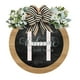 thumbnail image 2 of Fiudx Corona de Apellidos, Decoración para Puerta de Entrada Durante Todo El Año, Placa con Monograma Personalizado, Decoración Versátil para El Hogar, Regalo de Boda o Inauguración de La Casa, Inclu, 2 of 4