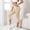 Beige, variant on Resistance Band Leggings for Women 3D Anti Cellulite Compression Capri Leggings Scrunch Butt Lifting Yoga Pants(Black,L)