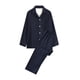 thumbnail image 1 of Pijamas de manga larga para hombre, ropa de casa informal, pantalones y cuello vuelto, 1 of 2