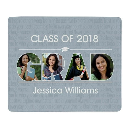 - Personalized GRAD Photo Blanket
