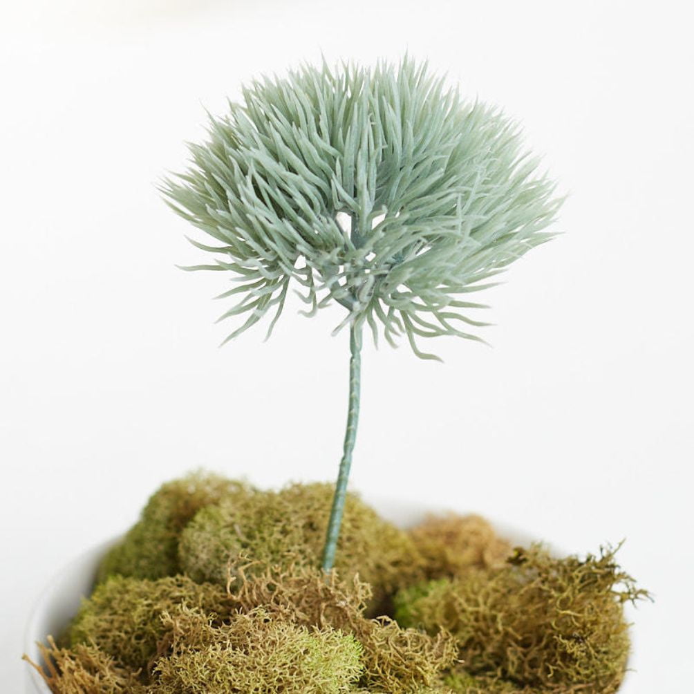 15pc Vinyl Moss Grass Picks - for Fairy Gardens and Faux Succulents - Factory Direct Craft