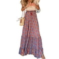 thumbnail image 1 of FASHIONWT Women Woven Boho Floral Ethnic Maxi Skirts, 1 of 4
