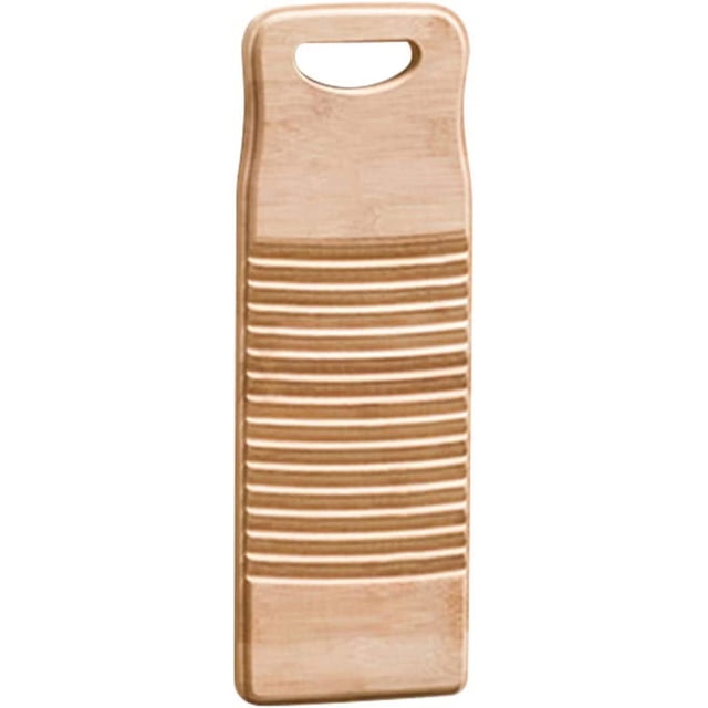 Tabla de Lavar para Lavandería, Septcity Tabla de Lavar para Ropa - Lavadora de Manos Antigua para Mujeres, Escuela, Hogar, Madera Duradera, Antideslizante, Bambú, Herramientas para el Hogar, Decoraci
