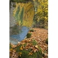 thumbnail image 2 of Paulson, Don 11x14 White Modern Wood Framed Museum Art Print Titled - OR, Lake Creek Painted boulder and forest trail, 2 of 4