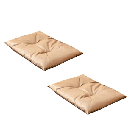 2Pcs Dog Cat Beds Orthopaedic Leather Dog Bed Water Proof Coffee Outdoor Dog Bed Raised Dogs Bed Dog Cot Beds Small Medium Size Dogs Outside Pet Beds Home Decor Happy 2026!
