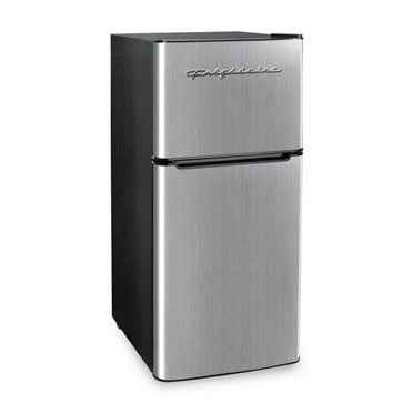 Frigidaire, 4.5 Cu. ft., 2 Door Compact Refrigerator-Chrome Trim, EFR451, Platinum