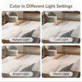 thumbnail image 7 of ODIKA 4'x6' Ultra-Soft Area Rug, Neutral Abstract Transitional Watercolor Distressed Marbled Dining None Washable, Bare feet friendly, Silk-Touch for Bedroom Home office, 7 of 7