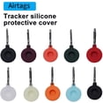 thumbnail image 4 of 1 Pce Housse de Protection en Silicone Compatible avec Apple AirTags Finder, Étui de Protection Anti-Rayures, Housse de Dispositif Anti-Perte, Protecteur de Traqueur de Localisation avec Porte-Clés Sac Blackpack (17), 4 of 8