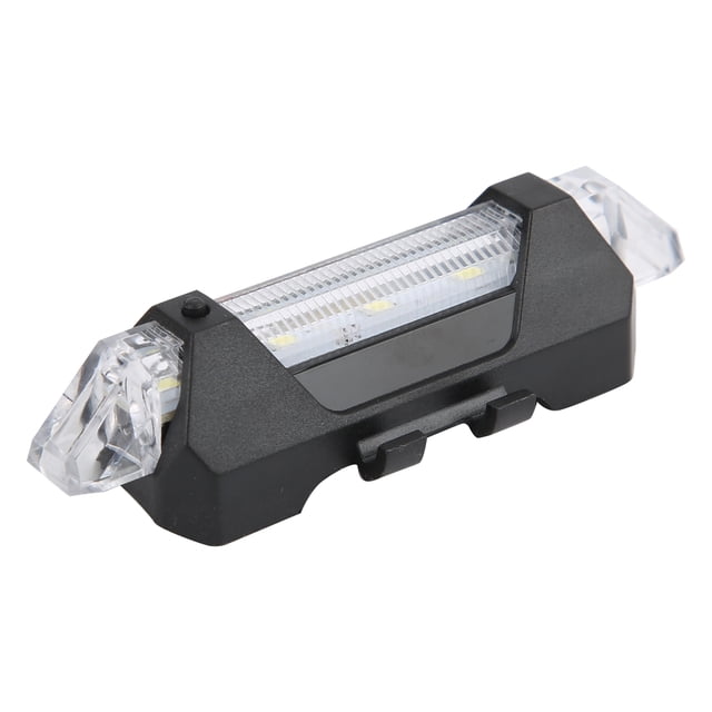 Bicycle Rear Tail Warning Light, 918 Bicycle Tail Warning Light Burst Flash: About 8 Hours Warning Bike Lights For Jogging For Students For Strollers White