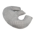 thumbnail image 1 of Almohada para el pecho hueca, suave y relajante, con funda extraíble, soporte para el pecho. Gris, 1 of 9