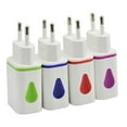 thumbnail image 3 of Dual USB Ports LED Light 5V 2.1A US/EU Plug Wall Home Travel Charger Adapter, 3 of 10