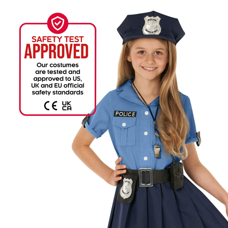 Girls Police Costume - Gem