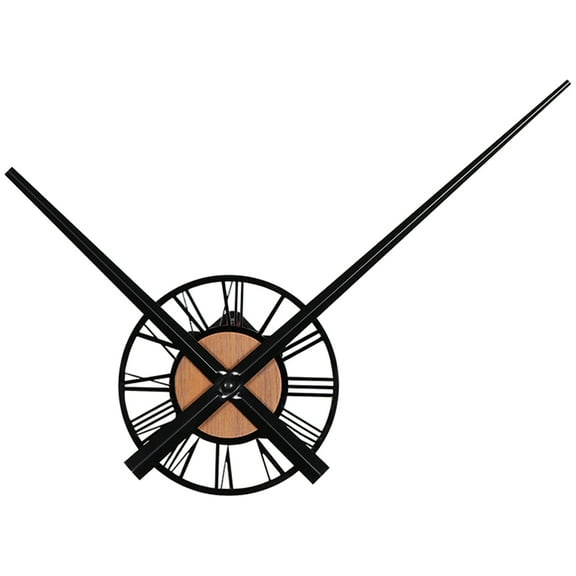 OUNONA DIY Wall Clock Movement Kit with Roman Numerals Mute Mechanism for Home Use 1 Set