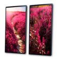 thumbnail image 3 of Designart "Magenta Floral Essence V" Floral Framed Wall Art Set Of 2 - Pink Floral Gallery Wall Frame Set For Home Decor, 3 of 7