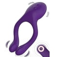 thumbnail image 2 of Anillo para pene y escroto Vibrador Estimulador del clítoris Juguetes masculinos y femeninos Anillo para pene Y extensión de eyaculación más excitante y placentera, 2 of 6