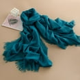 thumbnail image 2 of Cekizud Scarves for Women Elegant Solid Thin Silk Scarf All Season Air Conditioner Shoulder Shawl, 2 of 3