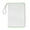 Green, variant on Mesh File Bags with Zipper and Handle, Document Organizer Folder with Clamp, Transparent PP Portfolio for School, Office, and Travel Storage