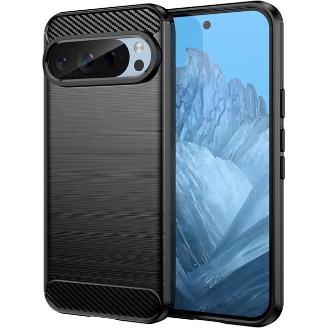 MYKOMI Phone case for Google Pixel 9/9 Pro Case, Pixel 9/9 Pro Phone Case Flexible TPU Shock-Absorption Military Grade Drop Protection Slim Fit Phone Cover for Google Pixel 9/9 Pro