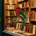 thumbnail image 4 of Stained Glass Hummingbird Suncatcher, Hand Cut Window Hanging Ornament, Decorative Light Catcher Art, Unique Decor for Home Window Living Room Wall Decoration, 4 of 8