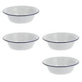 thumbnail image 3 of POINTERTECK 4Pcs Household Soup Bowls Enamel Soup Basins Practical Household Enamelware, 3 of 10