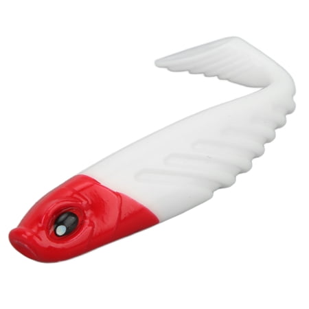 4-Pack 75mm Soft PVC T-Tail Swimbait Lures with 3D Eyes for Freshwater & Saltwater Fishing 4Pcs 75mm 3.2g Fisherman Seawater Freshwater Fishing