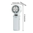 thumbnail image 3 of XGFHYJEH Hand Held Fan, Mini Fan Handheld, Hand Held Fan Rechargeable, Portable Folding Hand Held Cooling Fan, 3 of 7